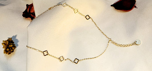 Clover Charm Gold Necklace