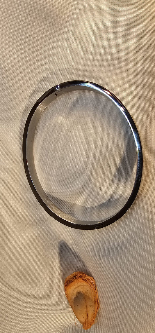 Classic Polished Steel Bangle